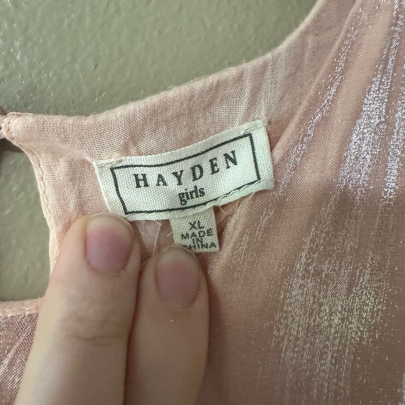 Hayden Light Pink Shimmer Blouse - Picture 4 of 5